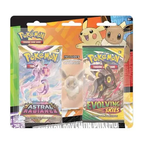 Evolving Skies & Astral Radiance 2-Pack Blister (Eraser)