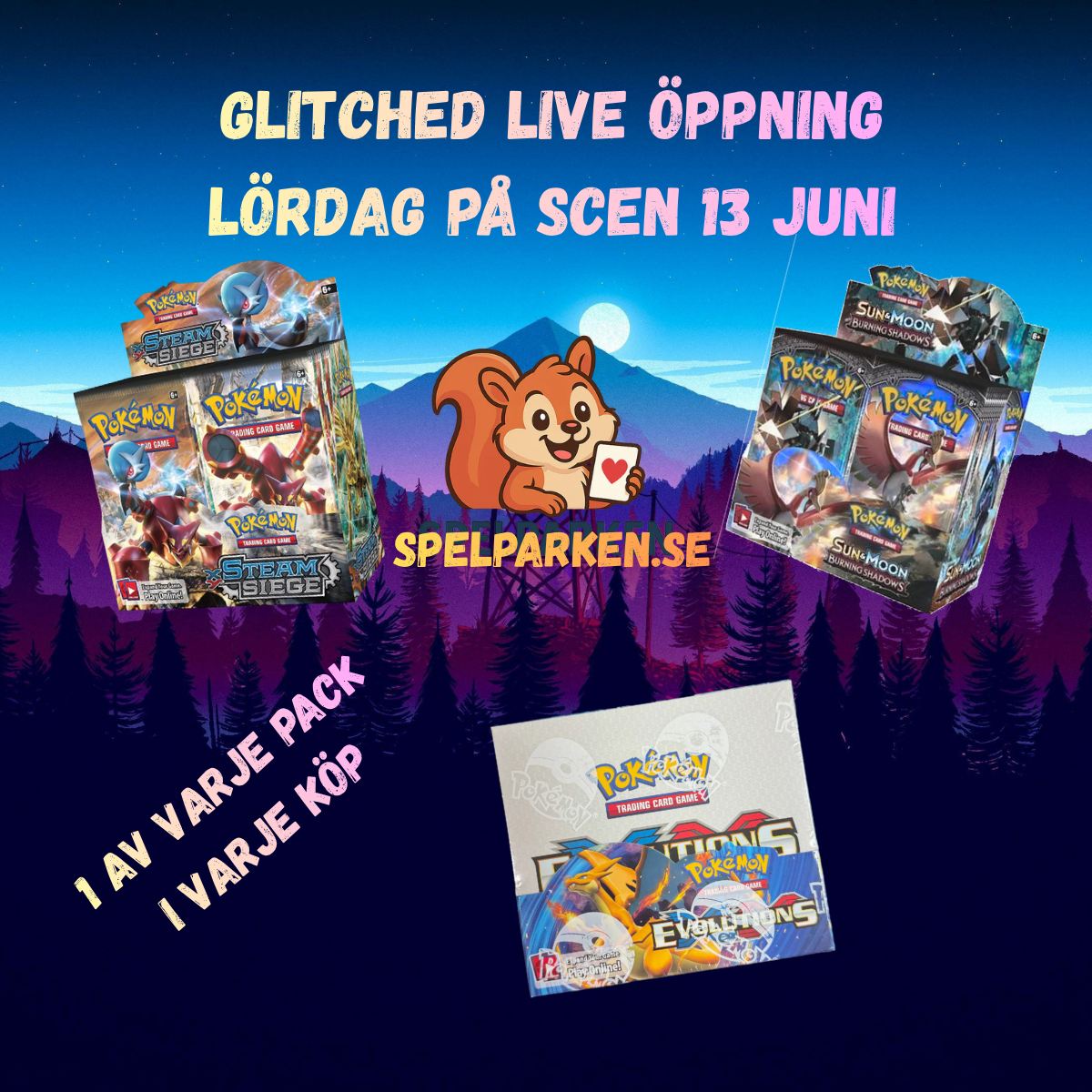 Booster Bundle – 3 Packs Total (1 från varje box)