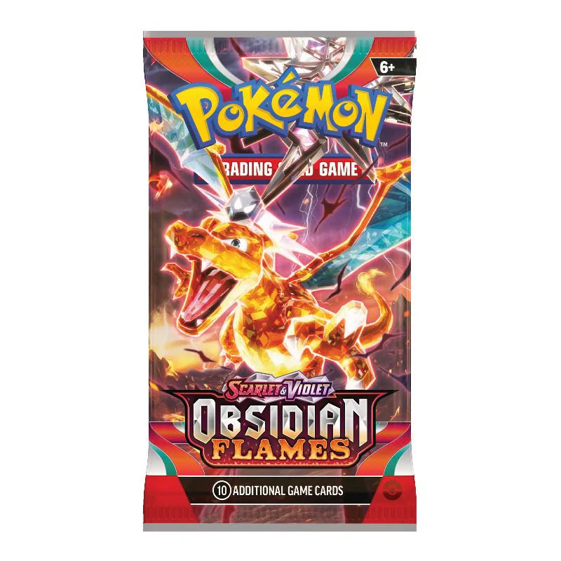 Pokémon Scarlet & Violet: Obsidian Flames Booster Pack (Åbner live)