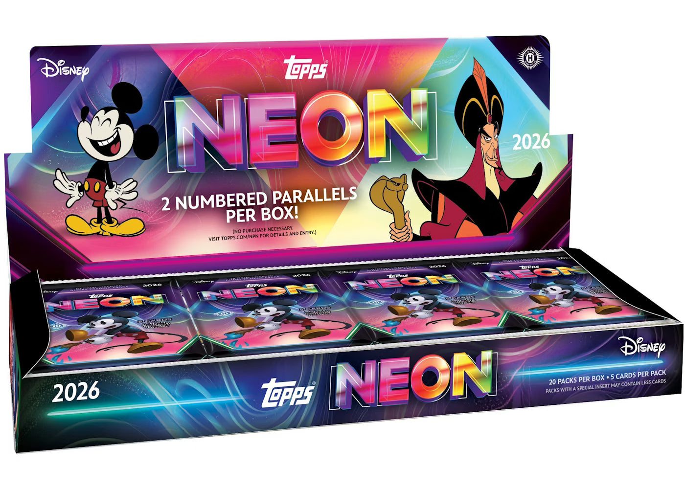 Topps Disney Neon 2026 Hobby Box