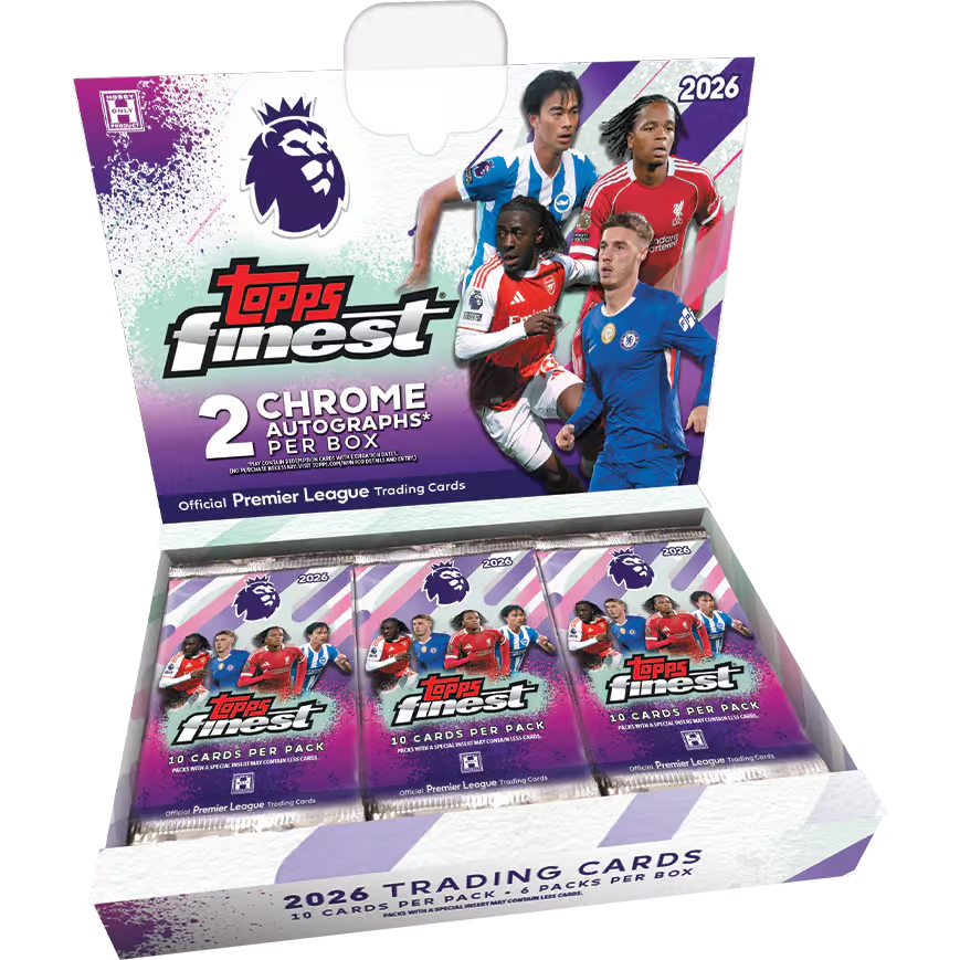 2026 Topps Finest Premier League Soccer Hobby (BOX BREAK)