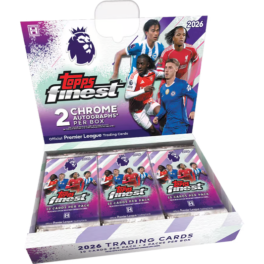 2026 Topps Finest Premier League Soccer Hobby (BOX BREAK)