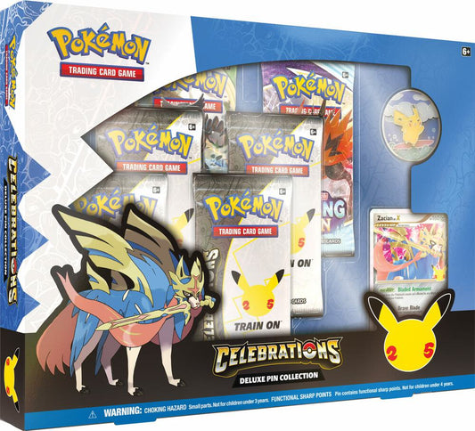 Celebrations Deluxe Pin Collection – Zacian LV.X