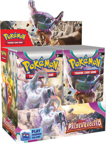 Pokémon Paldea Evolved Booster Box 36-pakke (åbner live)
