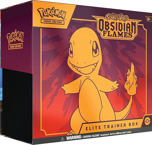 Pokémon Scarlet &amp; Violet Obsidian Flames Elite Trainer Box (Åbner live)