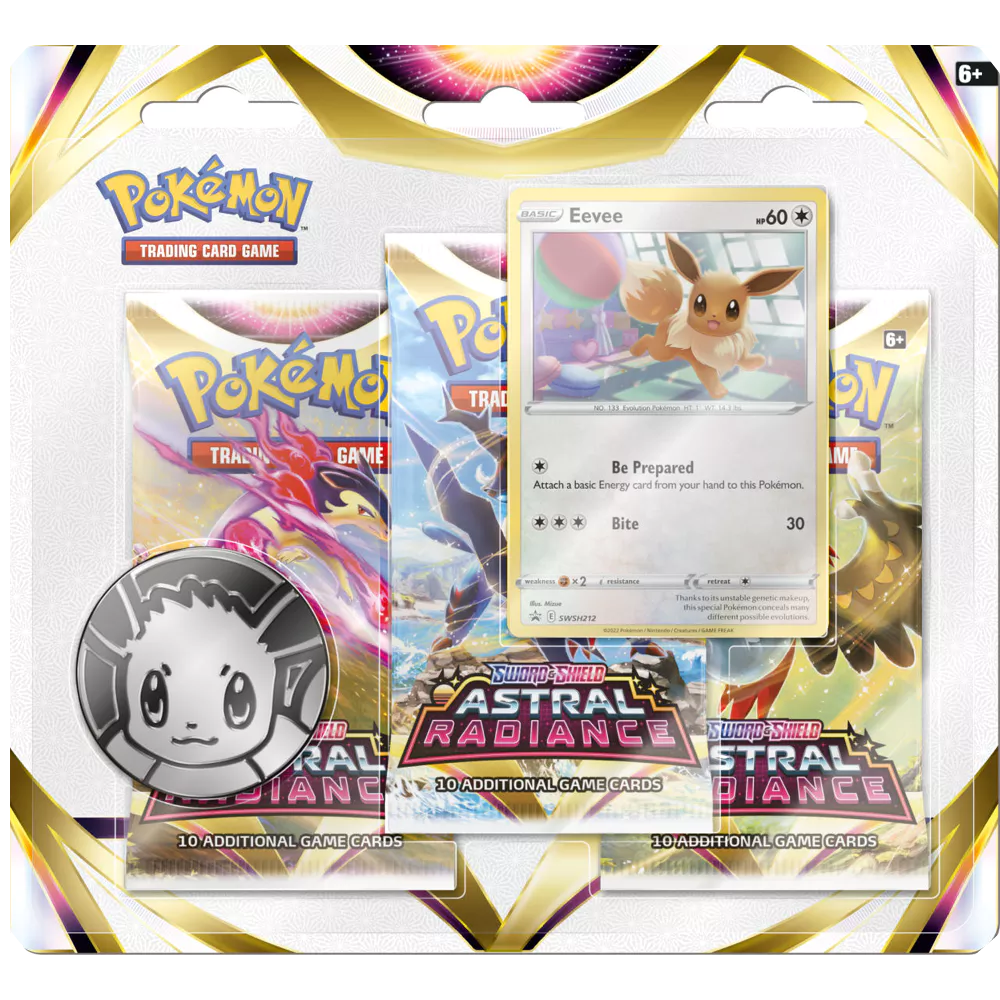 Astral Radiance 3-Pack Blister Eevee