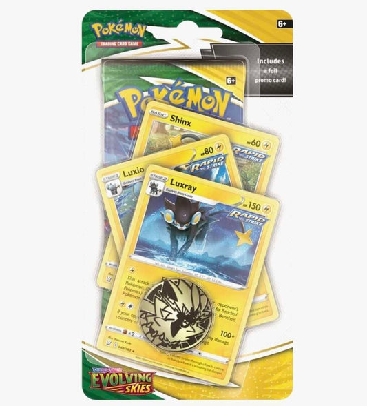 Evolving Skies 1-Pack Blister (med 3 Promo-kort)