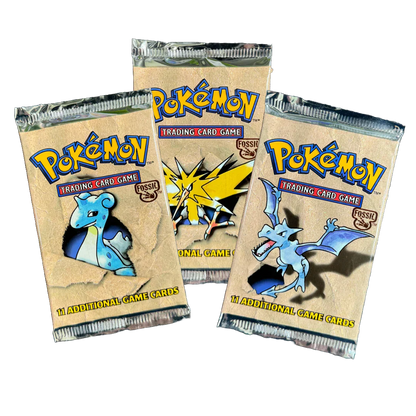 Pokémon Fossil Booster Box (Original WotC) (Åbner Live)