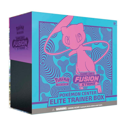 Pokemon Sword & Shield-Fusion Strike Pokémon Center Elite Trainer Box (Öppnas live)