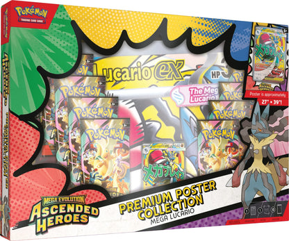 Ascended Heroes Premium Poster Collection – Mega Lucario