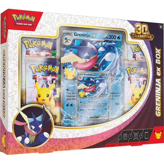 Pokémon – 30th Celebration Greninja ex Box (Förköp)