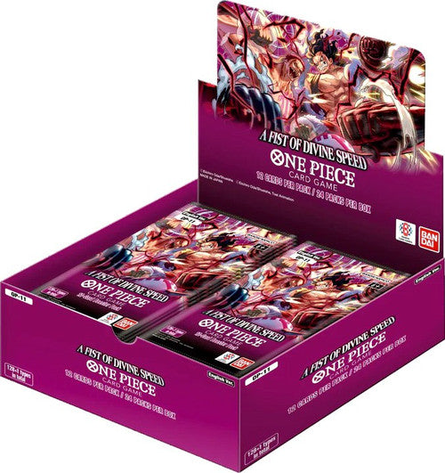 One Piece TCG OP‑11 – En knytnæve af guddommelig hastighed Boosterpakker