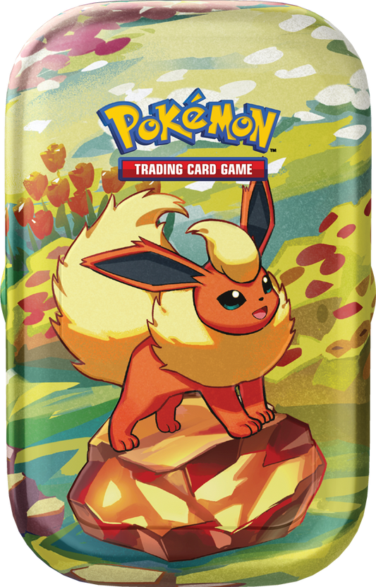 Pokémon Prismatic Evolutions Mini Tin (avautuu livenä)