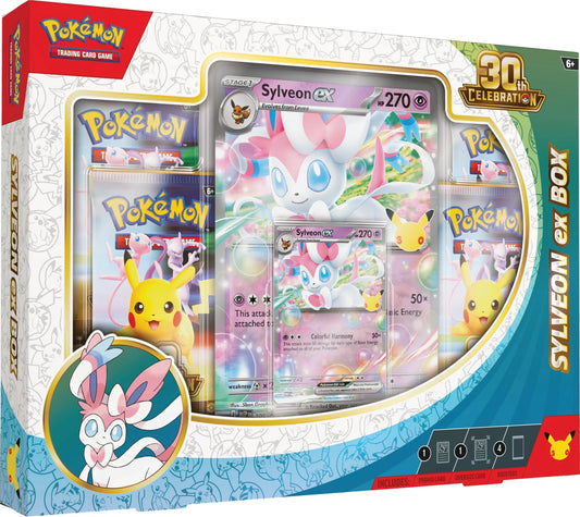 Pokémon – 30th Celebration Sylveon ex Box (Förköp)