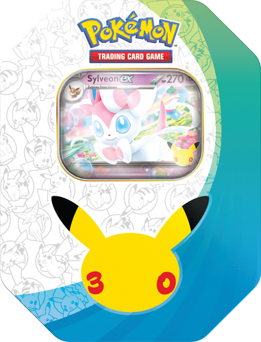 30th Celebration Sylveon ex Tin